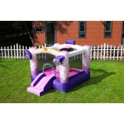 Doctor Dolphin Φουσκωτό Τραμπολίνο Μονόκερος με τσουλήθρα αλογάκι και μπασκέτα