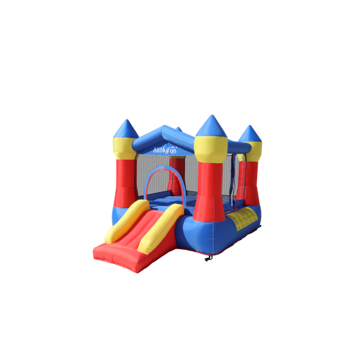 AirMyFun Φουσκωτό Τραμπολίνο κάστρο με τσουλήθρα
