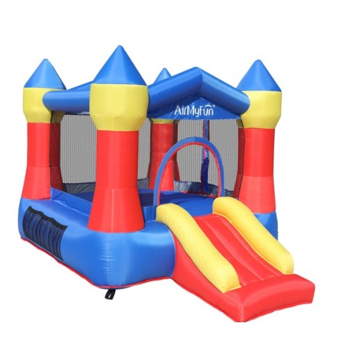AirMyFun Φουσκωτό Τραμπολίνο κάστρο με τσουλήθρα