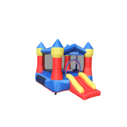 AirMyFun Φουσκωτό Τραμπολίνο κάστρο με τσουλήθρα