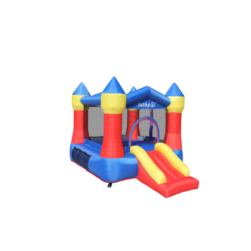 AirMyFun Φουσκωτό Τραμπολίνο κάστρο με τσουλήθρα