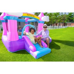 AirMyFun Φουσκωτό Τραμπολίνο Κάστρο με τσουλήθρα και μπαλοπισίνα