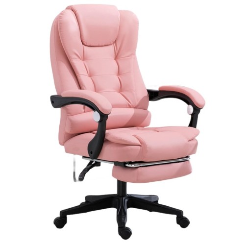 Καρέκλα Γραφείου Διευθυντική με μπράτσα και ανάκληση Δερματίνης ροζ 115-125x64x70cm Καρέκλα Γραφείου Διευθυντική με μπράτσα και ανάκληση Δερματίνης ροζ 115-125x64x70cm