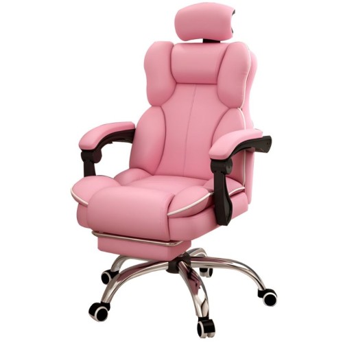 Καρέκλα Γραφείου Διευθυντική με μπράτσα και ανάκληση Δερματίνης ροζ 109-117x73x65cm Καρέκλα Γραφείου Διευθυντική με μπράτσα και ανάκληση Δερματίνης ροζ 109-117x73x65cm