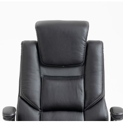 Καρέκλα Γραφείου Διευθυντική Δερματίνης με ρυθμιζόμενο προσκέφαλο και κινούμενα μπράτσα 118-126x71x68cm μαύρη Καρέκλα Γραφείου Διευθυντική Δερματίνης με ρυθμιζόμενο προσκέφαλο και κινούμενα μπράτσα 118-126x71x68cm μαύρη