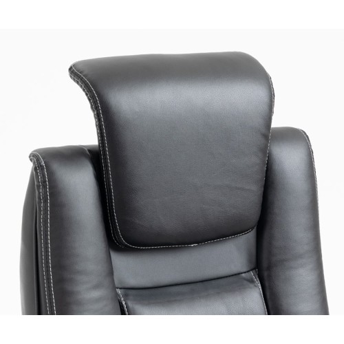 Καρέκλα Γραφείου Διευθυντική Δερματίνης με ρυθμιζόμενο προσκέφαλο και κινούμενα μπράτσα 118-126x71x68cm μαύρη Καρέκλα Γραφείου Διευθυντική Δερματίνης με ρυθμιζόμενο προσκέφαλο και κινούμενα μπράτσα 118-126x71x68cm μαύρη