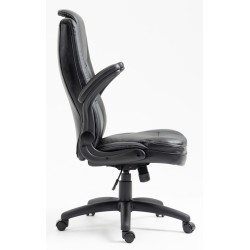Καρέκλα Γραφείου Διευθυντική Δερματίνης με ρυθμιζόμενο προσκέφαλο και κινούμενα μπράτσα 118-126x71x68cm μαύρη Καρέκλα Γραφείου Διευθυντική Δερματίνης με ρυθμιζόμενο προσκέφαλο και κινούμενα μπράτσα 118-126x71x68cm μαύρη