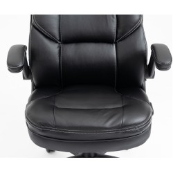 Καρέκλα Γραφείου Διευθυντική Δερματίνης με ρυθμιζόμενο προσκέφαλο και κινούμενα μπράτσα 118-126x71x68cm μαύρη Καρέκλα Γραφείου Διευθυντική Δερματίνης με ρυθμιζόμενο προσκέφαλο και κινούμενα μπράτσα 118-126x71x68cm μαύρη