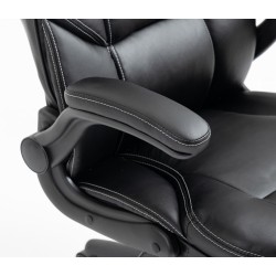 Καρέκλα Γραφείου Διευθυντική Δερματίνης με ρυθμιζόμενο προσκέφαλο και κινούμενα μπράτσα 118-126x71x68cm μαύρη Καρέκλα Γραφείου Διευθυντική Δερματίνης με ρυθμιζόμενο προσκέφαλο και κινούμενα μπράτσα 118-126x71x68cm μαύρη