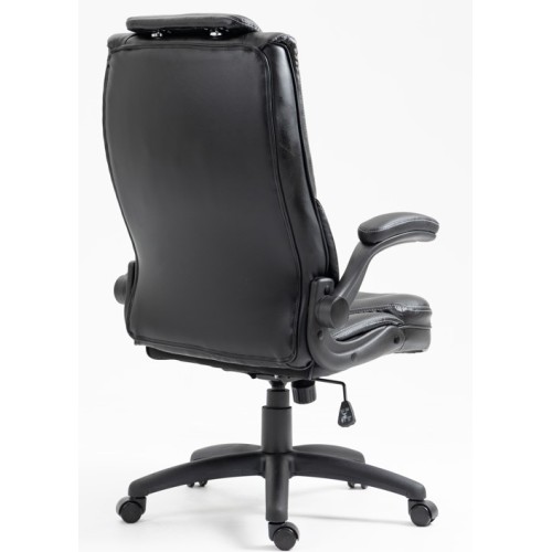 Καρέκλα Γραφείου Διευθυντική Δερματίνης με ρυθμιζόμενο προσκέφαλο και κινούμενα μπράτσα 118-126x71x68cm μαύρη Καρέκλα Γραφείου Διευθυντική Δερματίνης με ρυθμιζόμενο προσκέφαλο και κινούμενα μπράτσα 118-126x71x68cm μαύρη