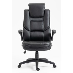 Καρέκλα Γραφείου Διευθυντική Δερματίνης με ρυθμιζόμενο προσκέφαλο και κινούμενα μπράτσα 118-126x71x68cm μαύρη Καρέκλα Γραφείου Διευθυντική Δερματίνης με ρυθμιζόμενο προσκέφαλο και κινούμενα μπράτσα 118-126x71x68cm μαύρη