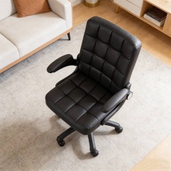 Καρέκλα Γραφείου Διευθυντική δερματίνης 97-107x45x45cm σε καφέ χρώμα Καρέκλα Γραφείου Διευθυντική δερματίνης 97-107x45x45cm σε καφέ χρώμα