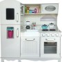 Ξύλινη Παιδική Κουζίνα Λευκή Παιχνίδι Μίμησης με διαστάσεις 102-5 x 91 x 30 