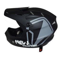 Full Face Κράνος ποδηλάτου BMX Freeride - Downhill ΜΟΟΝ matt Black