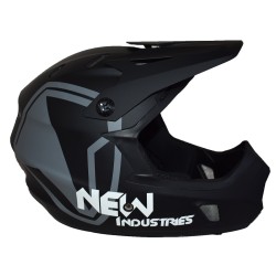Full Face Κράνος ποδηλάτου BMX Freeride - Downhill ΜΟΟΝ matt Black