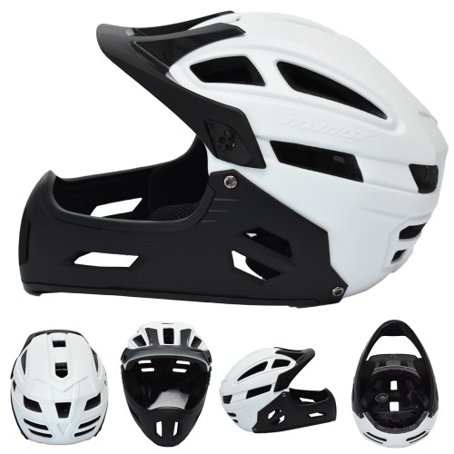Full Face Κράνος ποδηλάτου BMX Freeride MY NAT Λευκό Full Face Κράνος ποδηλάτου BMX Freeride MY NAT Λευκό