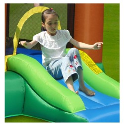 Happy Hop Φουσκωτό Τραμπολίνο  με Διπλή Τσουλήθρα The Forest Bouncer 