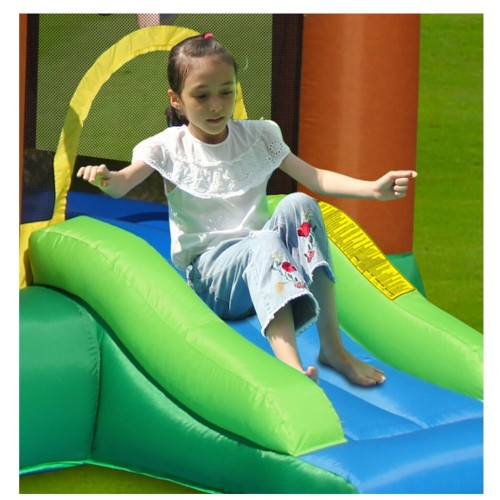 Happy Hop Φουσκωτό Τραμπολίνο με Διπλή Τσουλήθρα The Forest Bouncer Happy Hop Φουσκωτό Τραμπολίνο με Διπλή Τσουλήθρα The Forest Bouncer