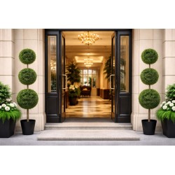 Τεχνητό Φυτό Εξωτερικού Χώρου Tropical Balls με 3 μπάλες διαστάσεων 23cm 26cm και 31cm και ύψος 120cm