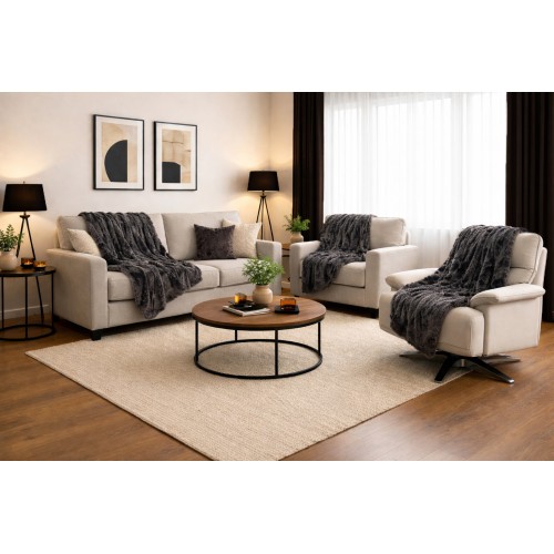 Σετ Ριχτάρια 3 τεμαχίων για διθέσιο, τριθέσιο καναπέ και πολυθρόνα σε γκρι χρώμα Σετ Ριχτάρια 3 τεμαχίων για διθέσιο, τριθέσιο καναπέ και πολυθρόνα σε γκρι χρώμα