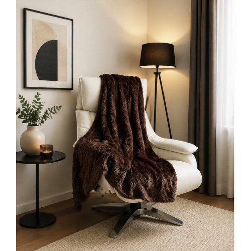 Σετ Ριχτάρια 3 τεμαχίων για διθέσιο, τριθέσιο καναπέ και πολυθρόνα σε καφέ χρώμα Σετ Ριχτάρια 3 τεμαχίων για διθέσιο, τριθέσιο καναπέ και πολυθρόνα σε καφέ χρώμα