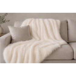 Ριχτάρι για διθέσιο καναπέ 180x250cm σε cream χρώμα