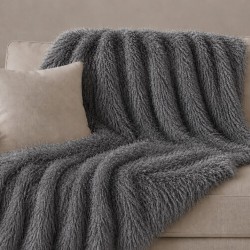 Ριχτάρι για τριθέσιο καναπέ 180x300cm γκρι