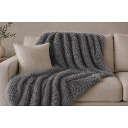 Ριχτάρι για διθέσιο καναπέ 180x250cm σε γκρι χρώμα