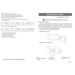 Safewell DST 20RG Χρηματοκιβώτιο Ξενοδοχείου με Ψηφιακό Κλείδωμα Μ37xΠ42xΥ20cm Βάρους 13.5kg