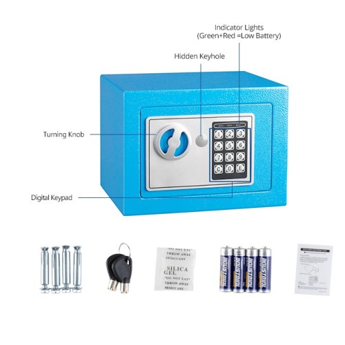 Safewell Χρηματοκιβώτιο Ξενοδοχείου με Κλειδί Μ17xΠ23xΥ17cm Βάρους 2.5kg Safewell Χρηματοκιβώτιο Ξενοδοχείου με Κλειδί Μ17xΠ23xΥ17cm Βάρους 2.5kg