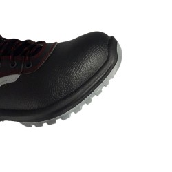 Μποτάκι εργασίας ασφαλείας αντιολισθητικό S3 και oil resistant μαύρο-κόκκινο