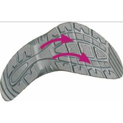 Μποτάκι εργασίας ασφαλείας αντιολισθητικό S3 και oil resistant μαύρο-γκρι