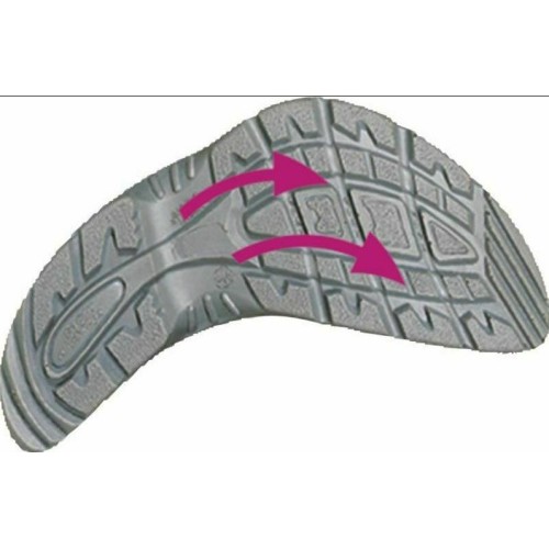 Μποτάκι εργασίας ασφαλείας αντιολισθητικό S3 και oil resistant μαύρο-γκρι