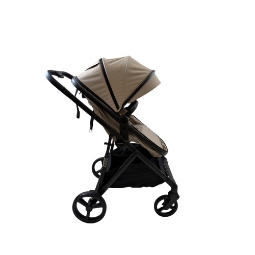 3 σε 1 αναδιπλούμενο πολυκαρότσι μωρού Fun Baby Star με κάθισμα αυτοκινήτου που κουμπώνει στο σκελετό κάθισμα που μετατρέπεται σε καλαθούνα 0+ μπεζ