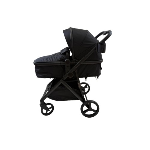 3 σε 1 αναδιπλούμενο πολυκαρότσι μωρού Fun Baby Star με κάθισμα αυτοκινήτου που κουμπώνει στο σκελετό κάθισμα που μετατρέπεται σε καλαθούνα 0+ μαύρο