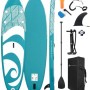 Φουσκωτή Σανίδα Sup 10.4'' με κουπί αξεσουάρ και σακίδιο μεταφοράς με μήκος 3.40m