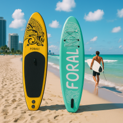 Φουσκωτή Σανίδα Sup Forall Blue 10.2'' με κουπί αξεσουάρ και σακίδιο μεταφοράς με μήκος 3.20m