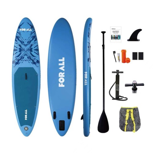 Φουσκωτή Σανίδα Sup Forall Blue 10.2'' με κουπί αξεσουάρ και σακίδιο μεταφοράς με μήκος 3.20m
