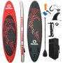 Φουσκωτή Σανίδα Sup Mahalo 11'' με κουπί αξεσουάρ και σακίδιο μεταφοράς με μήκος 3.35m