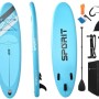Φουσκωτή Σανίδα Sup Sporit 10'' με κουπί αξεσουάρ και σακίδιο μεταφοράς με μήκος 3.05m