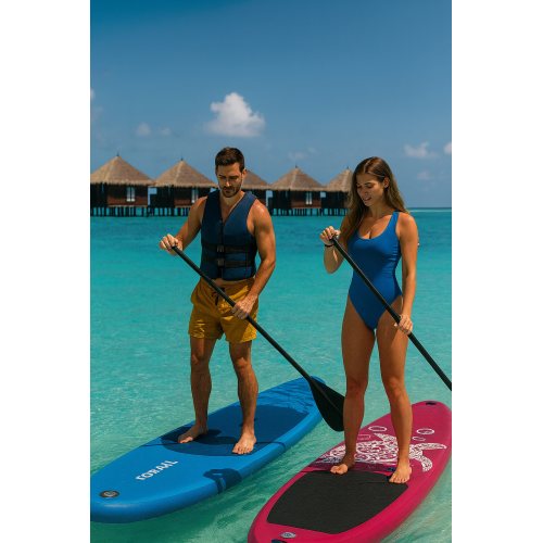 Φουσκωτή Σανίδα Sup Forall Light Blue 10.2'' με κουπί αξεσουάρ και σακίδιο μεταφοράς με μήκος 3.20m