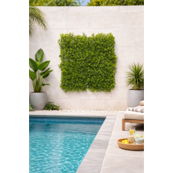 Συνθετικό Πάνελ Φυλλωσιάς  Milan 50x50cm εξωτερικού και εσωτερικού χώρου απο συνθετικό υλικό