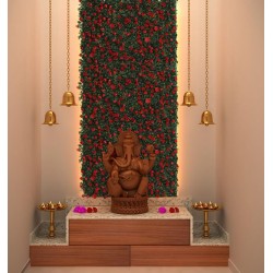 Συνθετικό Πάνελ Φυλλωσιάς Ικαρία 60x40cm εξωτερικού και εσωτερικού χώρου απο συνθετικό υλικό