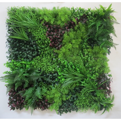 Συνθετικό Πάνελ Φυλλωσιάς Σαντορίνη 100x100cm εξωτερικού και εσωτερικού χώρου απο συνθετικό υλικό