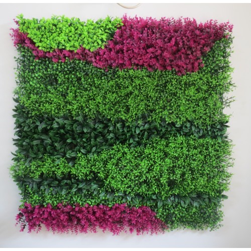 Συνθετικό Πάνελ Φυλλωσιάς Νάξος 100x100cm εξωτερικού και εσωτερικού χώρου απο συνθετικό υλικό