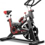 Ποδήλατο Γυμναστικής με οθόνη και μετρητή καρδιακών παλμών σε Μαύρο Κόκκινο βάρος τροχού 6kg BIG-SPB05