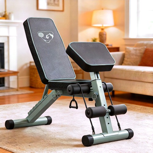 Πολυλειτουργικός πάγκος γυμναστικής για μέγιστο βάρος 120 κιλά YJ-156