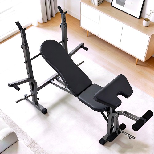 Πολυλειτουργικός πάγκος γυμναστικής για μέγιστο βάρος 150 κιλά DC-205B