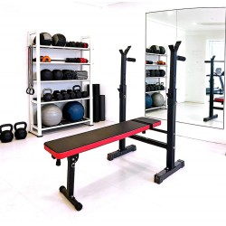 Πολυλειτουργικός πάγκος γυμναστικής για μέγιστο βάρος 150 κιλά YJ905