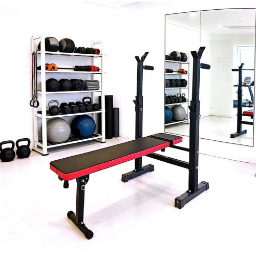 Πολυλειτουργικός πάγκος γυμναστικής για μέγιστο βάρος 150 κιλά YJ905